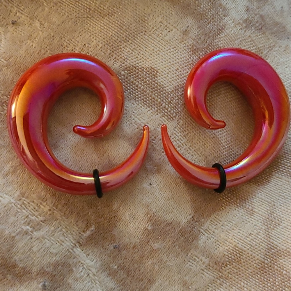 Pair of glass gauges